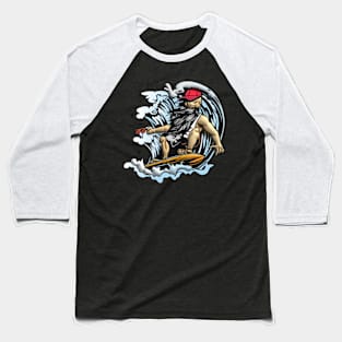 Cool Hipster Skater Baseball T-Shirt